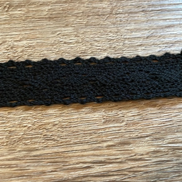 Charming Charlie Black Lace Choker Necklace - Picture 5 of 7